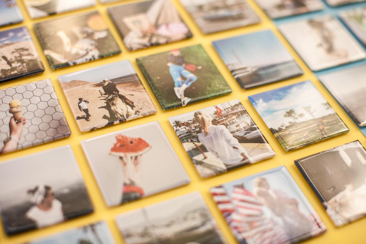 Square Photo magnet
